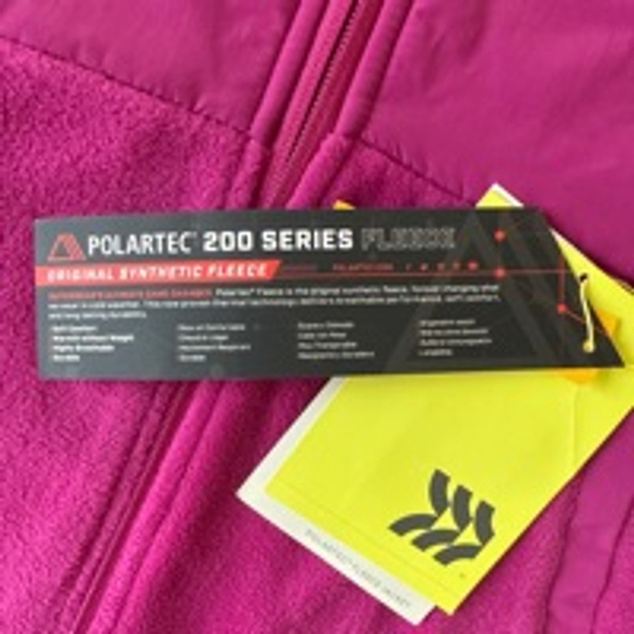 All in Motion Women's Polartec Fleece Polar Jacket Size S-M Pink Loose Fit - Picture 10 of 12